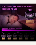 Mystic 3D Crystal Orb Lamp