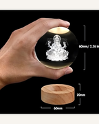 Shubh Ganesh Crystal Glow Lamp