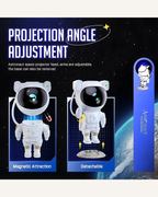 Astronaut Galaxy Projector - 360 Magnetic Head Rotation + Remote Control