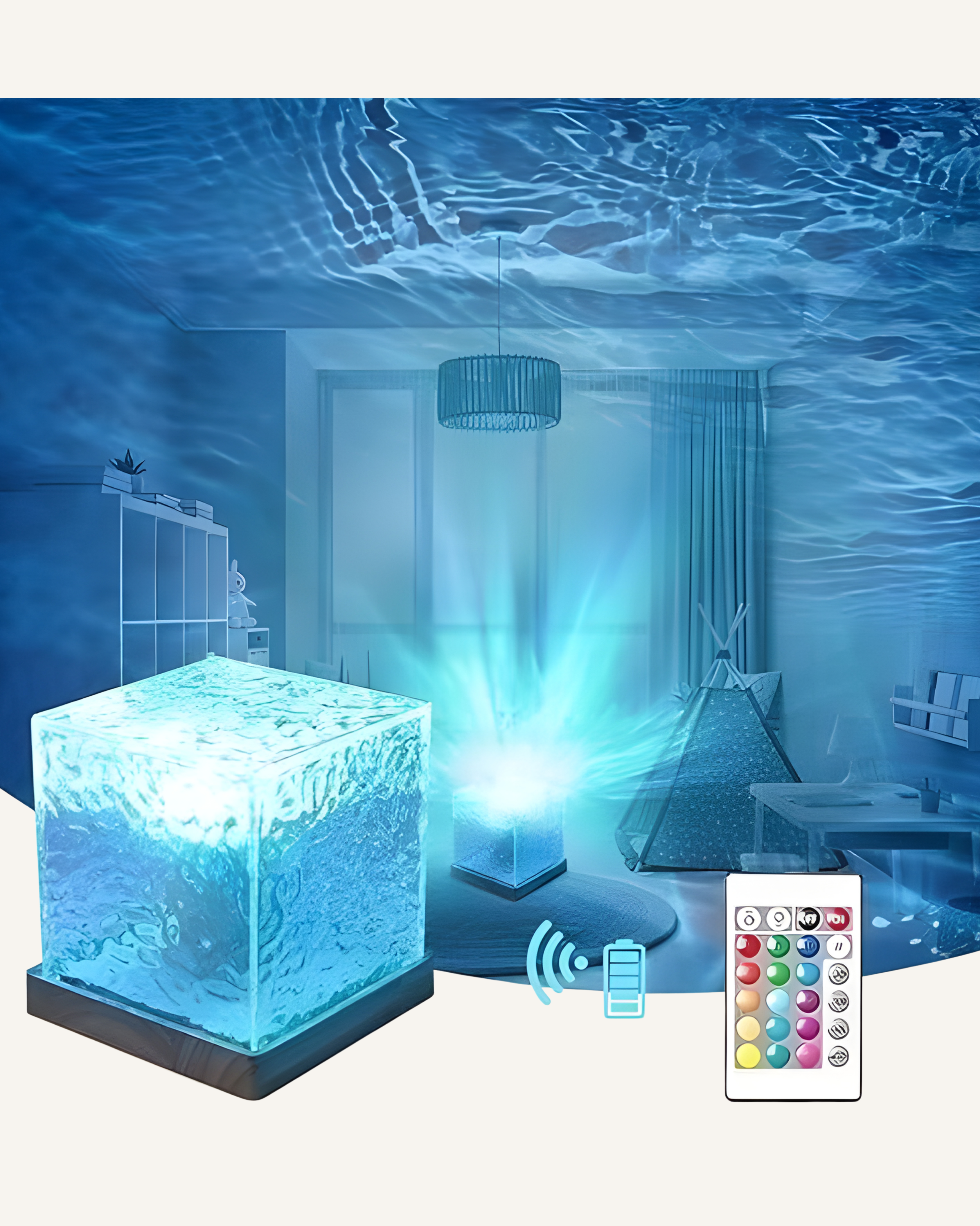 Ocean Wave Aura Ripple Lamp